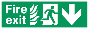 fire exit - safety sign