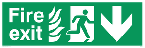 fire exit - safety sign