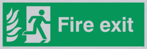 fire exit - safety sign