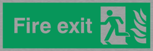 fire exit - safety sign