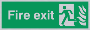 fire exit - safety sign