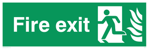 fire exit - safety sign