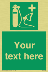 Custom Oxygen resuscitator