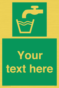 Custom Drinking water