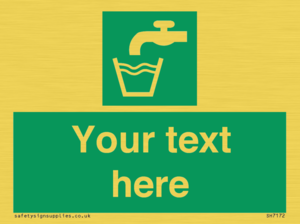 Custom Drinking water