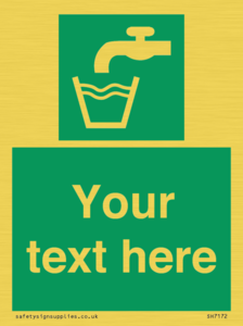 Custom Drinking water