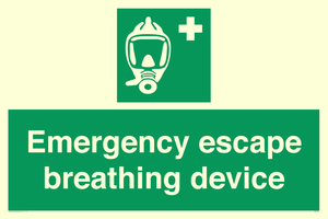 Emergency escape breathing device