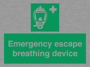 Emergency escape breathing device