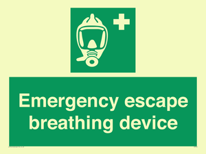 Emergency escape breathing device