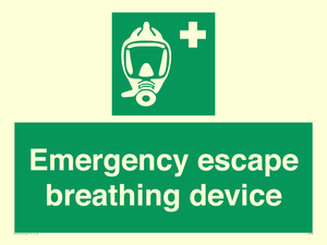 Emergency escape breathing device