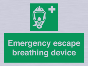 Emergency escape breathing device