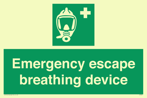 Emergency escape breathing device