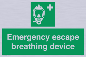 Emergency escape breathing device