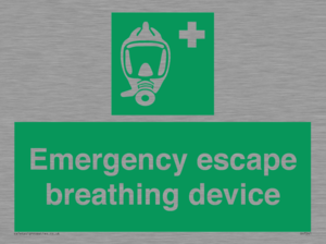 Emergency escape breathing device