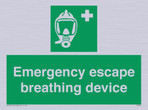Emergency escape breathing device