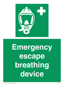Emergency escape breathing device