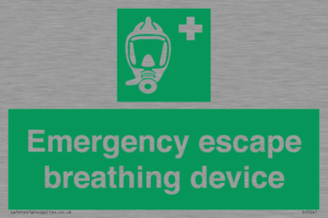 Emergency escape breathing device