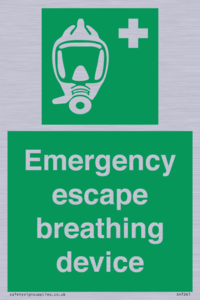Emergency escape breathing device
