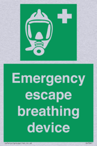 Emergency escape breathing device