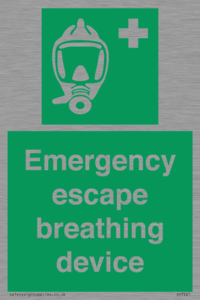 Emergency escape breathing device