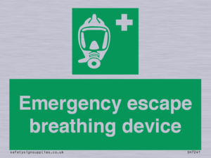 Emergency escape breathing device