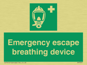 Emergency escape breathing device