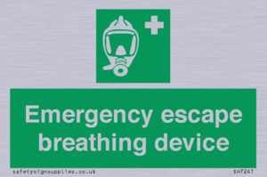 Emergency escape breathing device