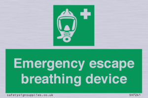 Emergency escape breathing device