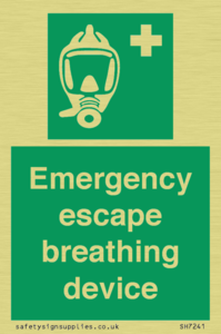 Emergency escape breathing device