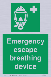 Emergency escape breathing device