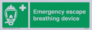 Emergency escape breathing device