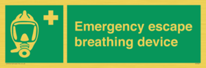 Emergency escape breathing device