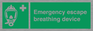 Emergency escape breathing device