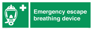Emergency escape breathing device
