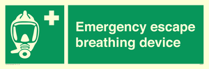 Emergency escape breathing device