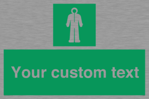 Custom sign safe condition Survival clothing