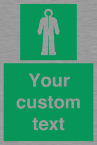 Custom sign safe condition Survival clothing