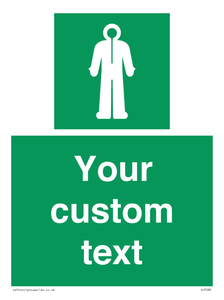 Custom sign safe condition Survival clothing