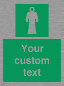 Custom sign safe condition Survival clothing