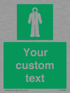 Custom sign safe condition Survival clothing