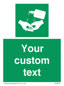 Custom Safe Condition Hand sanitiser