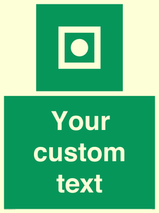 Custom sign safe condition Shipboard general alarm