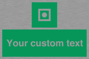 Custom sign safe condition Shipboard general alarm