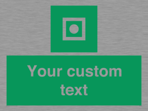 Custom sign safe condition Shipboard general alarm