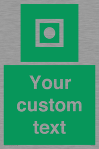 Custom sign safe condition Shipboard general alarm