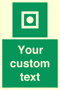 Custom sign safe condition Shipboard general alarm