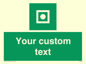 Custom sign safe condition Shipboard general alarm