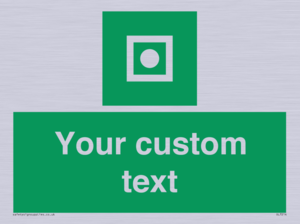 Custom sign safe condition Shipboard general alarm