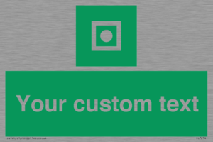 Custom sign safe condition Shipboard general alarm