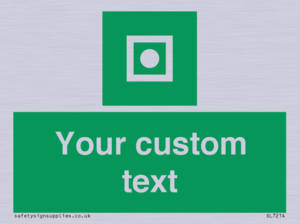 Custom sign safe condition Shipboard general alarm